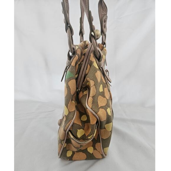 Vintage Paule Marrot Editions Multicolor Retro Print Double Handle Shoulder Bag - Picture 12 of 13